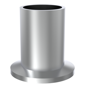 Flange - Long Weld Stub - for inch tube - St St NW25