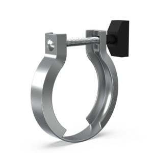 Clamping Ring - St St (Cu free) NW32/40 (black wing nut)