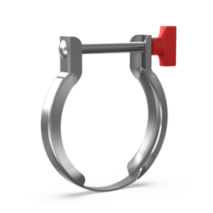 Clamping Ring - St St NW50 (red wing nut), C10517401 Clamping Ring - St St NW50 (red wing nut), C10517401